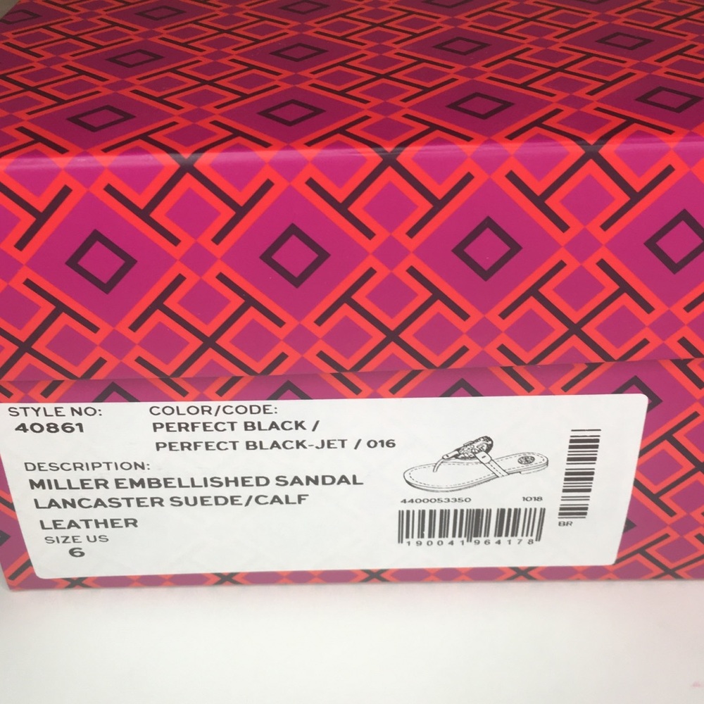 NWT Tory Burch Crystal Millers Sandals 6 - Picture 7 of 8